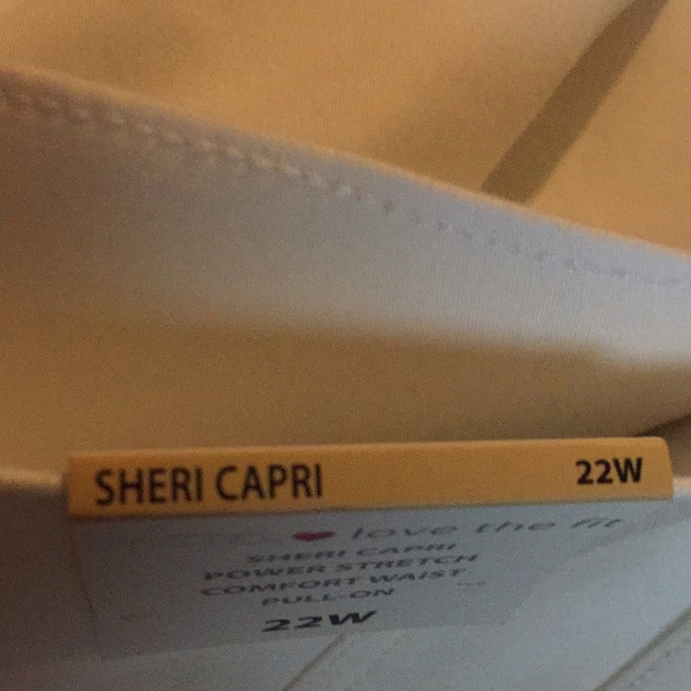 Intro Love The Fit "Sheri" capri power stretch pants 24W - Picture 4 of 6